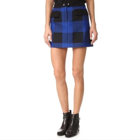 rag and bone plaid skirt